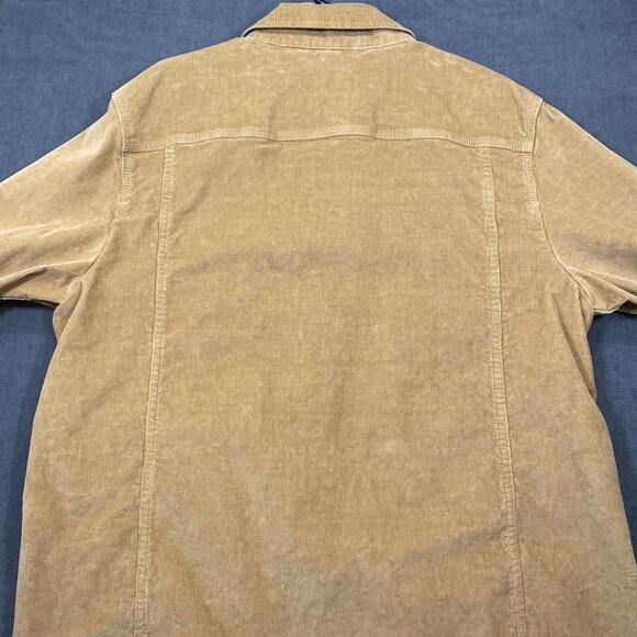 Chubbies Mens Corduroy Button-Up Jacket Beige Size Large - Picture 4 of 14